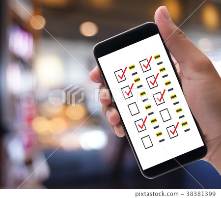 businessman SURVEY and Results Analysis Concept businessman SURVEY and Results Analysis Concept 38381399