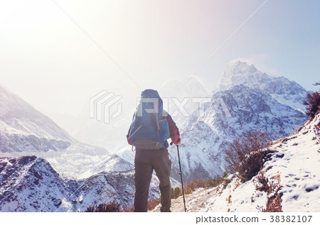 Hike in Himalayas 38382107