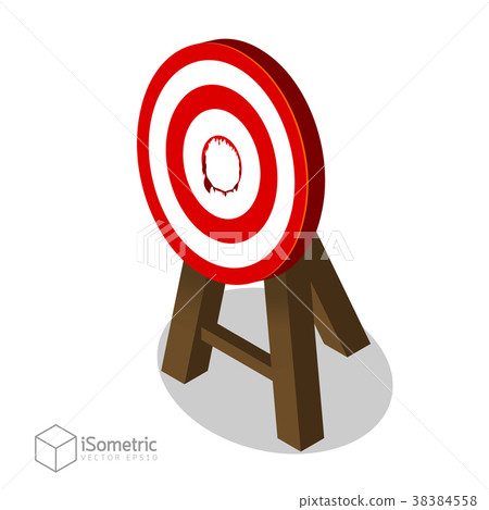 Breakthrough Target Goal Flat Vector Isometric. Breakthrough Target Goal Flat Vector Isometric. 38384558