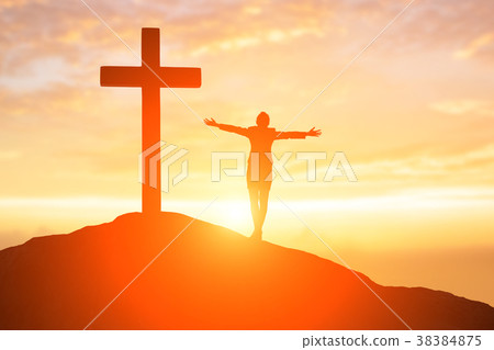 woman pray concept woman pray concept 38384875