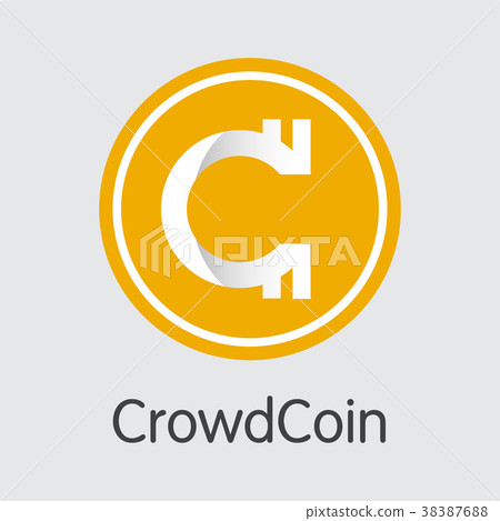 Crowdcoin Crypto Currency Coin. Vector Element of Crowdcoin Crypto Currency Coin. Vector Element of 38387688