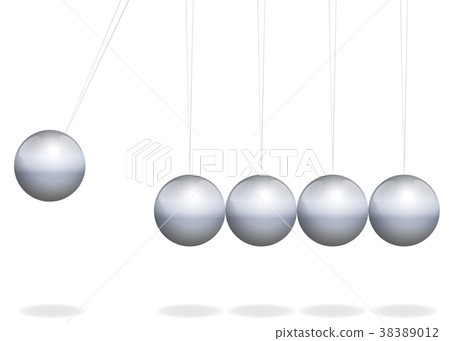 Newtons Cradle Metal Toy Physics Newtons Cradle Metal Toy Physics 38389012