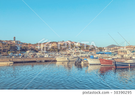 Yachts in the port. Yachts in the port. 38390295