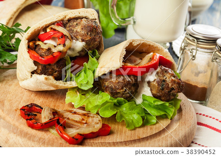Tasty kofta kebab 38390452