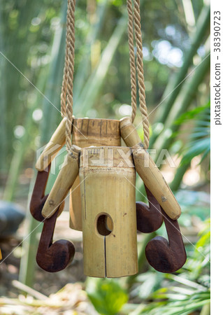 Cowbell made form wood in Thailand Cowbell made form wood in Thailand 38390723