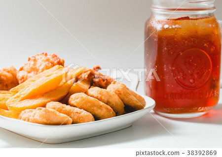 Fried chicken, French fries, chicken nuggets, Fried chicken, fried food, French fries Fried chicken, French fries, chicken nuggets, Fried chicken, fried food, French fries 38392869