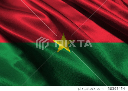 Burkina Faso flag ,Burkina Faso national flag 3D i 38393454