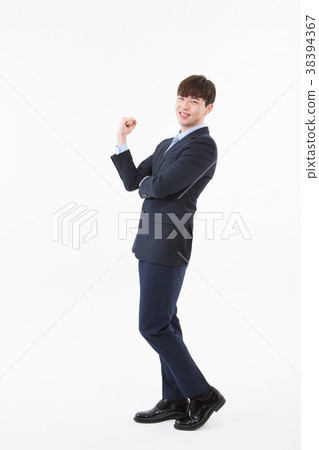 Business man, office worker, confident employee 38394367