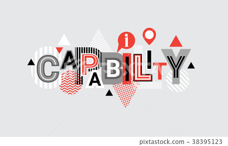 图库插图: capability business learning web banner abstract