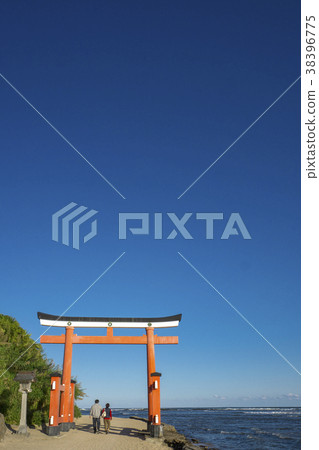 Aoshima Torii in winter Aoshima Torii in winter 38396775