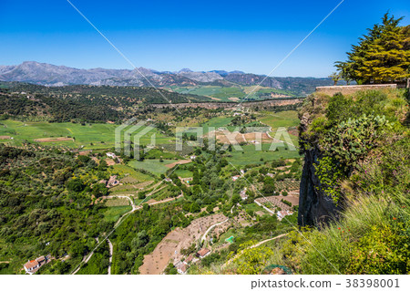 Andalusia landscape, countryside road Andalusia landscape, countryside road 38398001