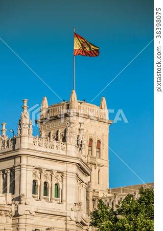 Plaza de la Cibeles (Cybele's Square) Central Post Plaza de la Cibeles (Cybele's Square) Central Post 38398075