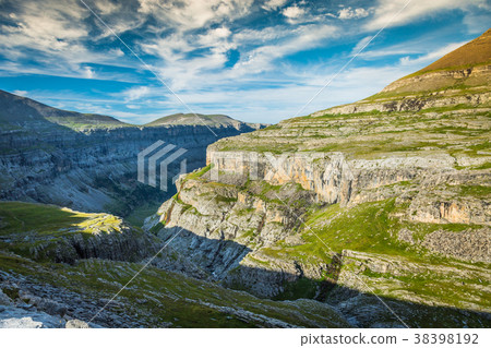 View of Ordesa valley and Monte Perdido massif,  38398192