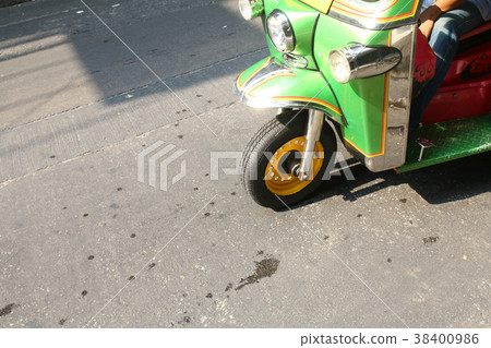 Tuk tuk on the streets of Bangkok, Thailand 38400986