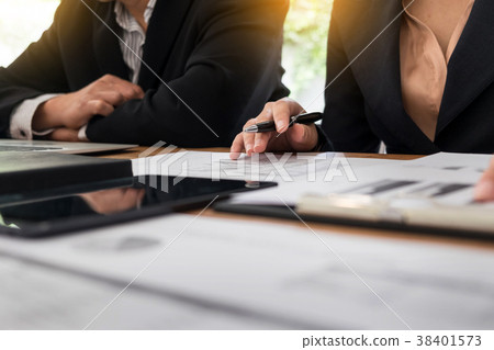 Administrator business man financial inspector and secretary mak 38401573