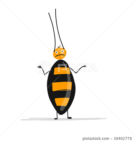 Funny cockroach for your design Funny cockroach for your design 38402778