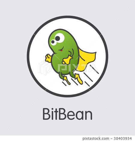 Bitbean Crypto Currency - Vector Graphic Symbol. 38403934