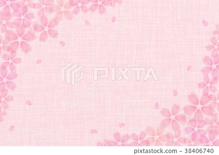 Cherry blossom flower spring fabric background Cherry blossom flower spring fabric background 38406740