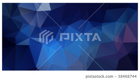 Vector polygon triangle mosaic background in dark Vector polygon triangle mosaic background in dark 38408744