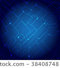 virtual technology vector blue background gradient 38408748