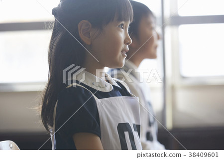 Children who take an interview for the exam Children who take an interview for the exam 38409601