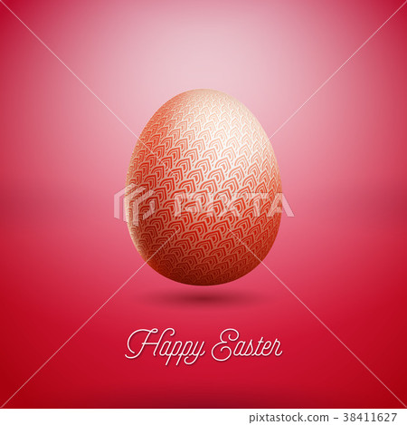Vector Illustration of Happy Easter Holiday with Vector Illustration of Happy Easter Holiday with 38411627