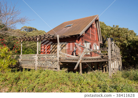 Vacant House Falling Abandoned House Building Stairs Veranda Resort Holiday Home Abandoned Abandoned Leisure Leisure Summer resort 38411628