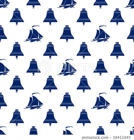 Seamless Maritime Pattern 38411845