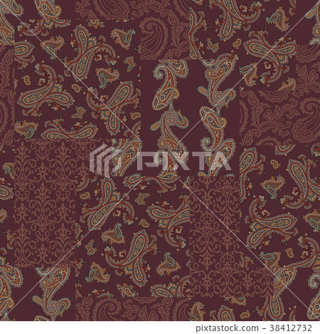 Paisley patchwork pattern Paisley patchwork pattern 38412732