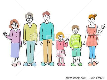 Person illustration family Person illustration family 38412925