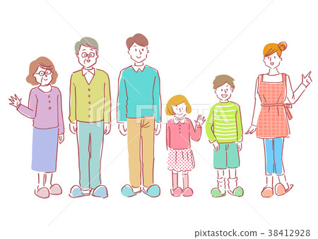 Person illustration family Person illustration family 38412928