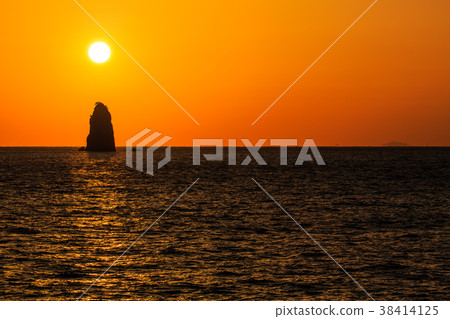 在長崎日落路的小角度日落[長崎市長崎市東海] 38414125