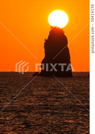 在長崎日落路的小角度日落[長崎市長崎市東海] 38414139