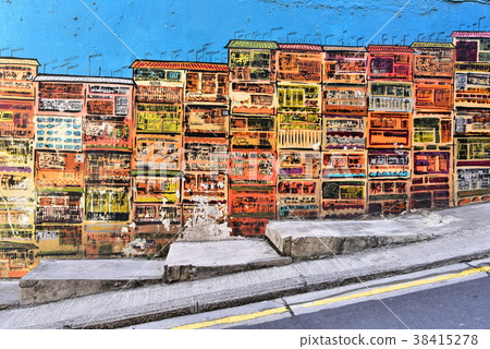Hong Kong Island Mural Art Area Hong Kong Island Mural Art Area 38415278