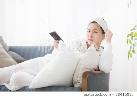 放鬆女人·沙發 放鬆女人·沙發 38416053