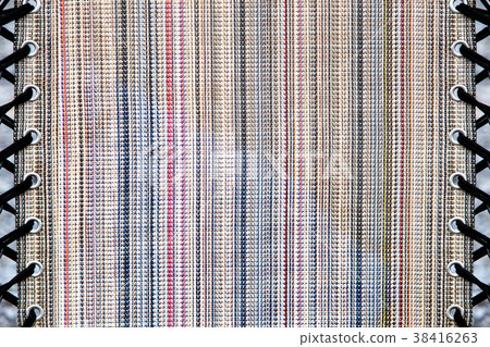 color plastic rattan hanking with rope 38416263