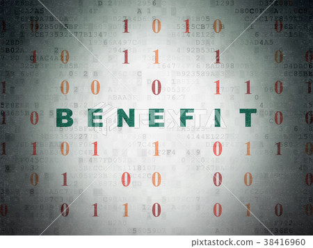 Business concept: Benefit on Digital Data Paper Business concept: Benefit on Digital Data Paper 38416960
