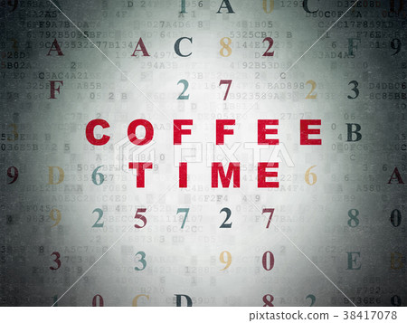 Timeline concept: Coffee Time on Digital Data 38417078