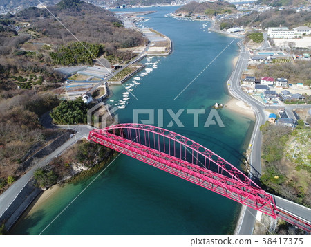 Mukaijima Ohashi 6 from the drone 38417375