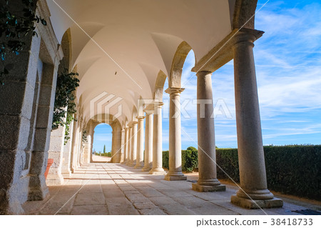 Corridor to the El Escorial Monastery Garden Corridor to the El Escorial Monastery Garden 38418733