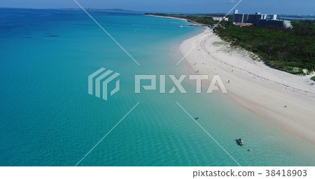 Miyakojima Maehama海灘鳥瞰圖 Miyakojima Maehama海灘鳥瞰圖 38418903