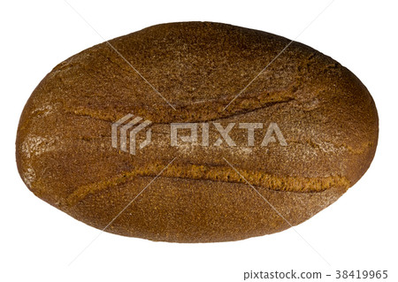 Rye bread isolated on white background 38419965