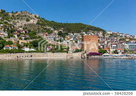 a fortress in Alanya. 38420209