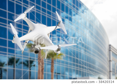 Unmanned Aircraft Copter Drone Carrying Package 38420314
