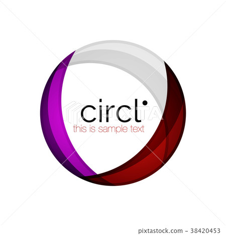 Clean professional colorful circle business icon Clean professional colorful circle business icon 38420453