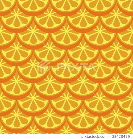 Orange fruit seamless bright pattern Orange fruit seamless bright pattern 38420459