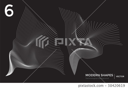 vector modern shape technological background vector modern shape technological background 38420619