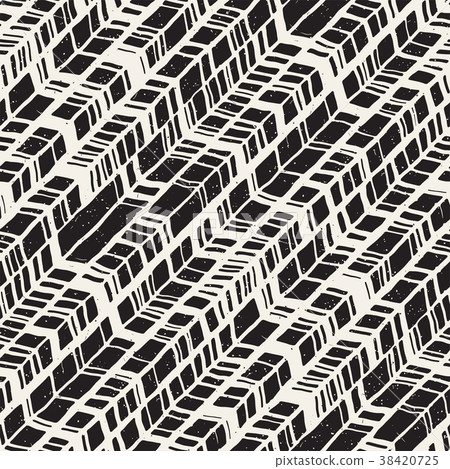 Vector seamless freehand pattern. Doodle 38420725