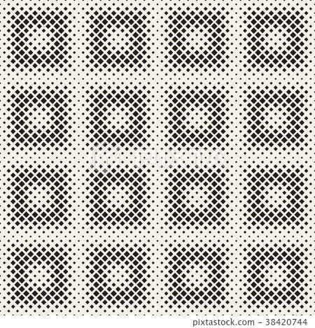 Stylish halftone texture. Endless abstract 38420744