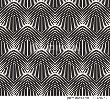 Vector seamless pattern. Modern stylish abstract 38420747